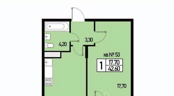 квартира г Москва п Новофедоровское ТиНАО ул Генерала Донскова 27к/1 фото 1