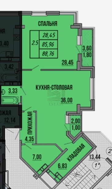 квартира г Краснодар ул им. Митрофана Седина 51/1 муниципальное образование Краснодар фото 6