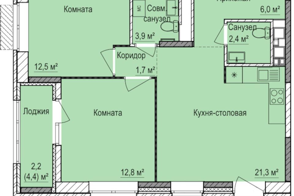 квартира г Ижевск ул 10 лет Октября городской округ Ижевск фото 1