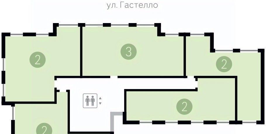 квартира г Тюмень р-н Калининский ул Молодогвардейцев 5к/1 фото 2