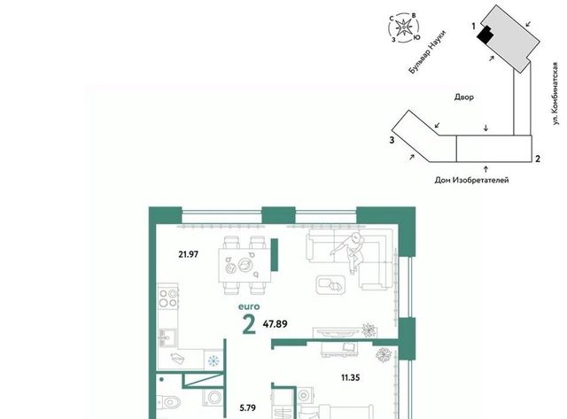 р-н Калининский дом 16к/1 фото