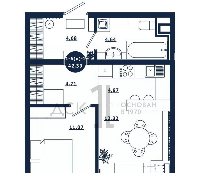 квартира г Ханты-Мансийск ул Елены Сагандуковой 10к/2 фото 1