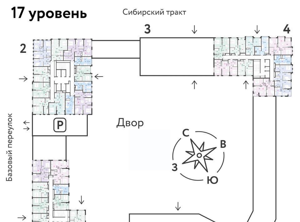 квартира г Екатеринбург микрорайон Сибирский Ботаническая ЖК «Сибирский сад» сад фото 2