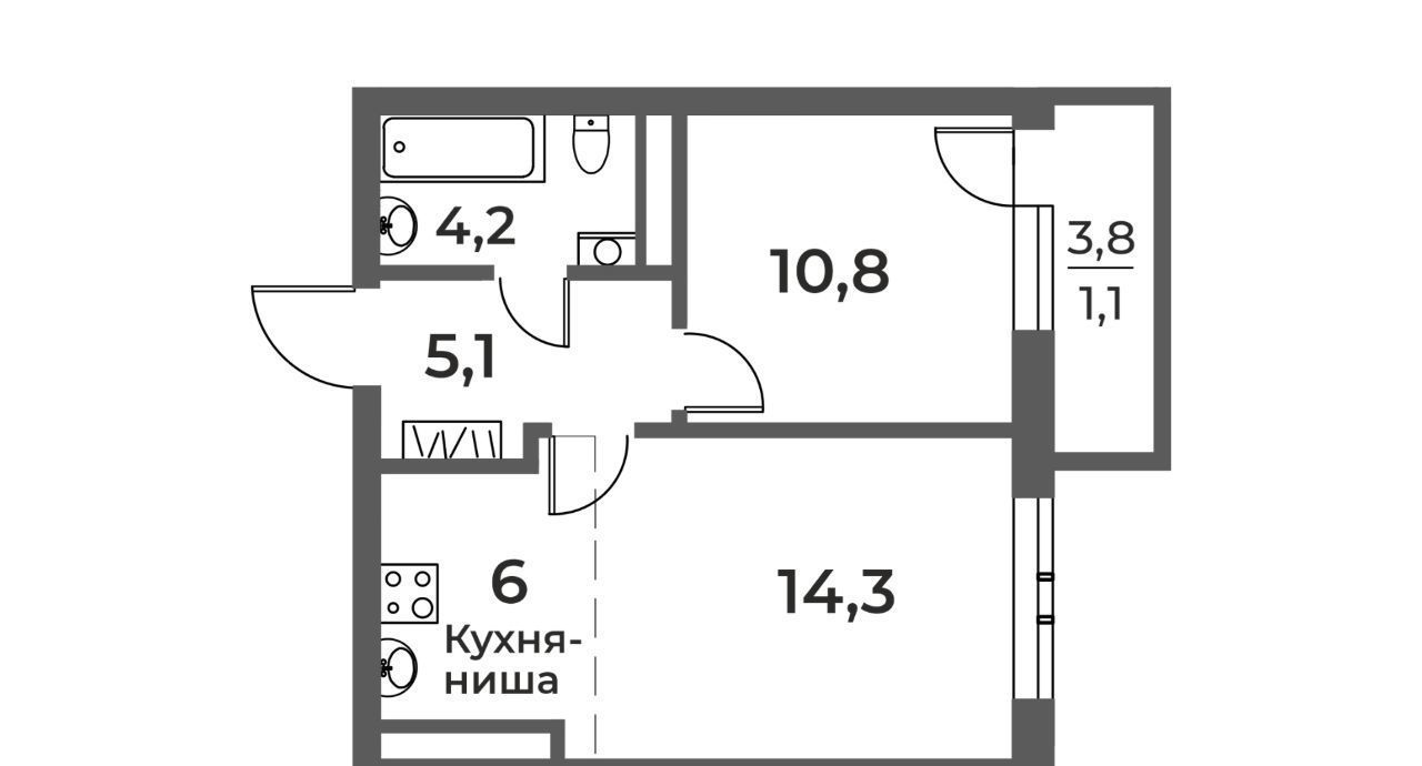 квартира г Новокузнецк р-н Центральный ул Уфимская фото 1