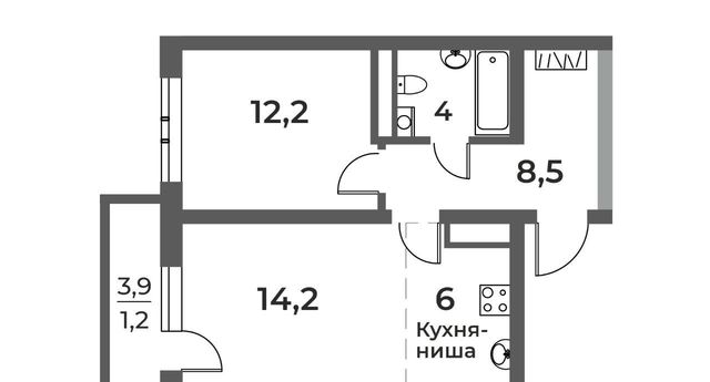 квартира р-н Центральный дом 4 фото