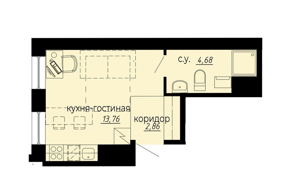 квартира г Санкт-Петербург ул Курчатова 9 Выборгский район фото 1