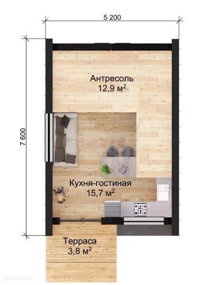 дом г Ульяновск СНТ Черничка, городской округ Ульяновск фото 7