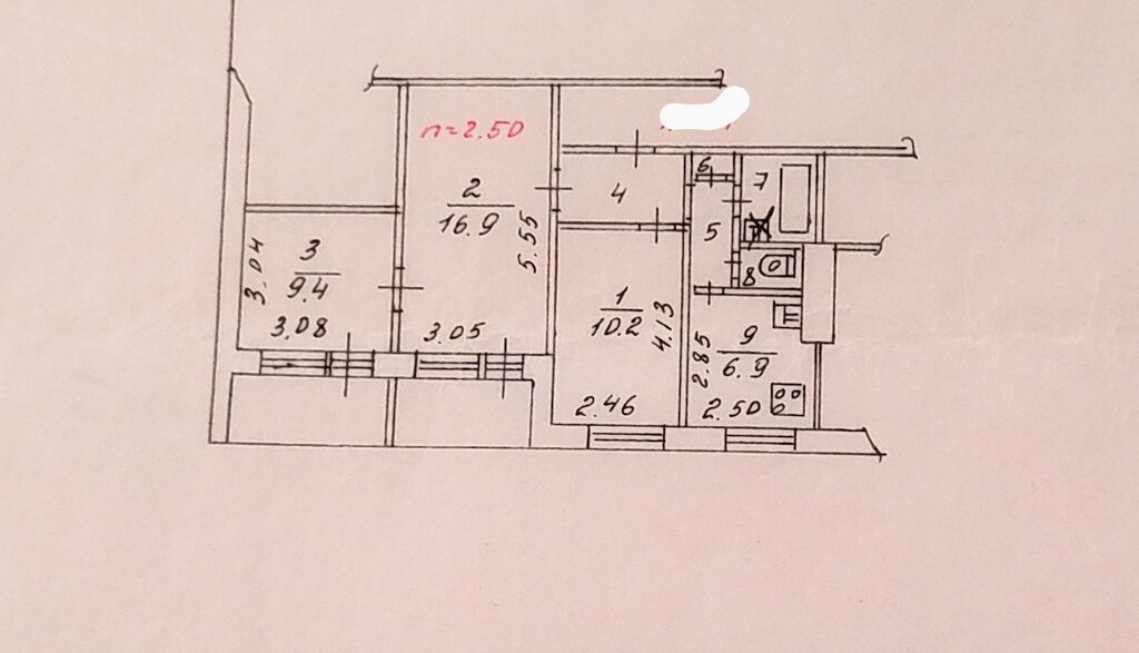 квартира р-н Кольский г Кола проспект Виктора Миронова, 26 фото 12