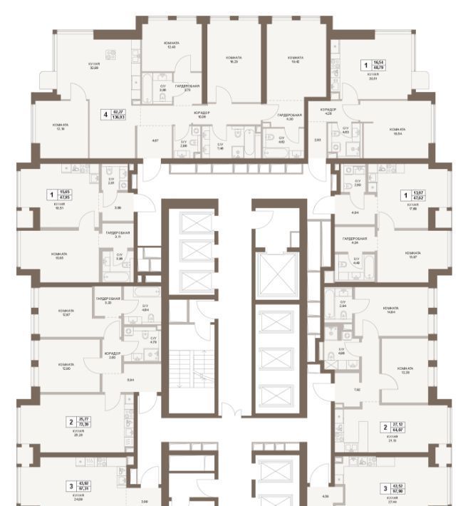 квартира г Москва метро Площадь Гагарина 5-й Донской проезд, вл 21к 6 фото 2