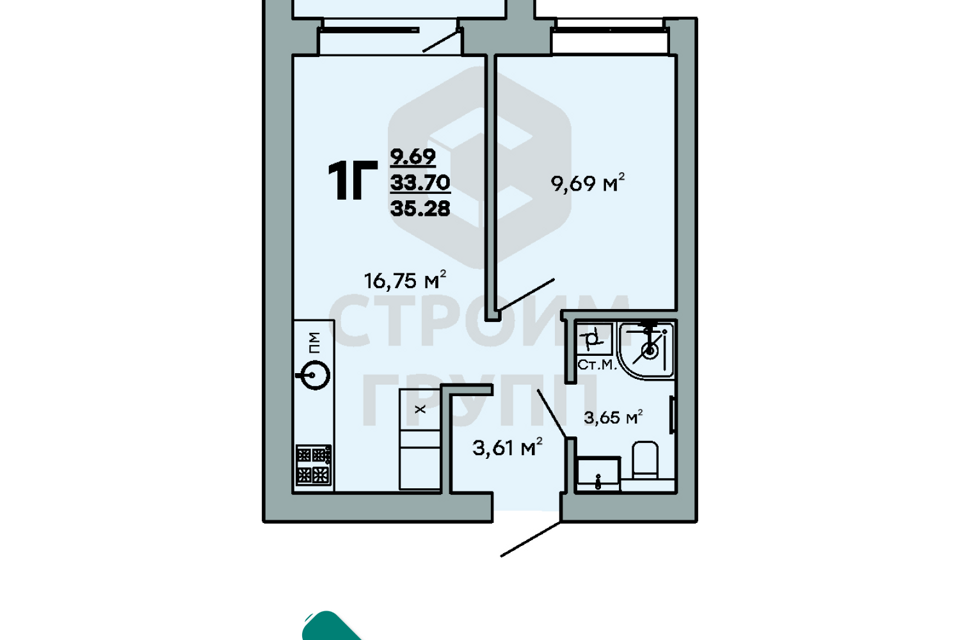 квартира г Ковров ул Строителей 39/3 городской округ Ковров фото 1