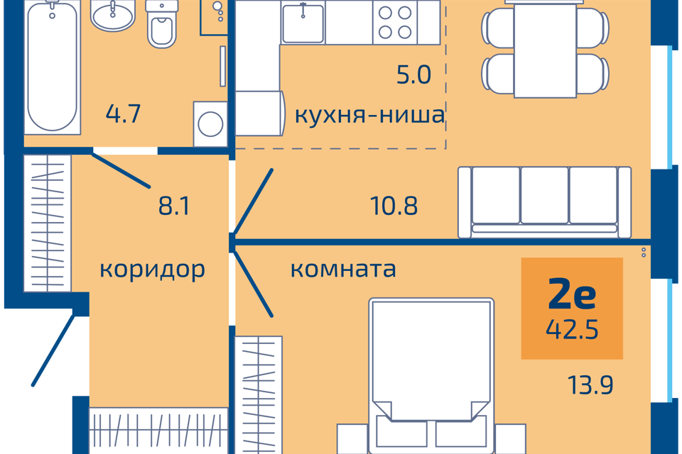 квартира г Пермь ул Целинная 59 городской округ Пермь фото 1