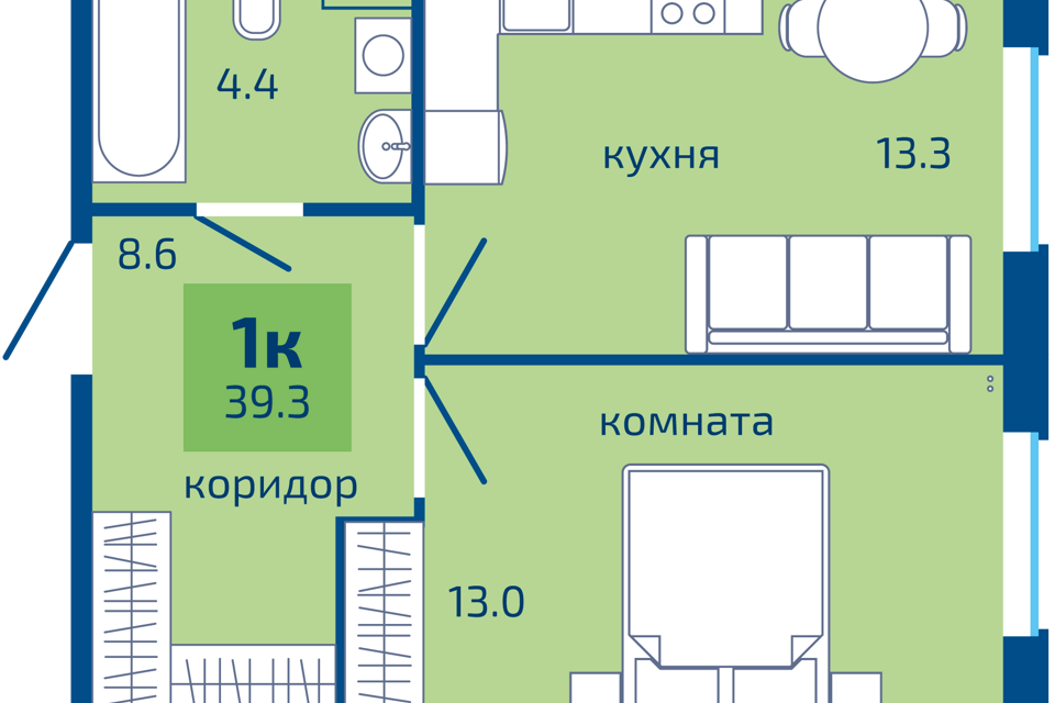 квартира г Пермь ул Целинная 59 городской округ Пермь фото 1