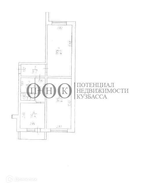 квартира г Кемерово пр-кт Комсомольский 42 Кемеровский городской округ фото 1