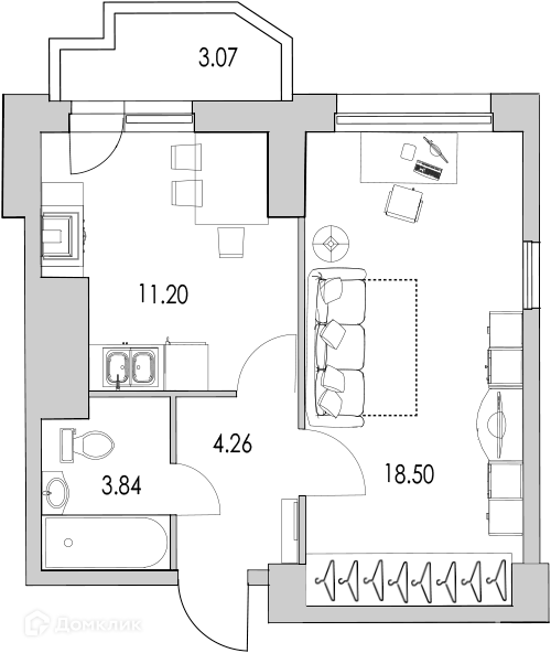 квартира г Санкт-Петербург ул Кустодиева 7к/1 Выборгский район фото 1