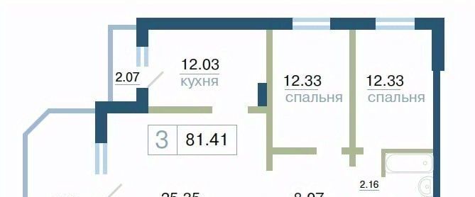 квартира г Красноярск р-н Октябрьский ул Елены Стасовой 48а фото 1