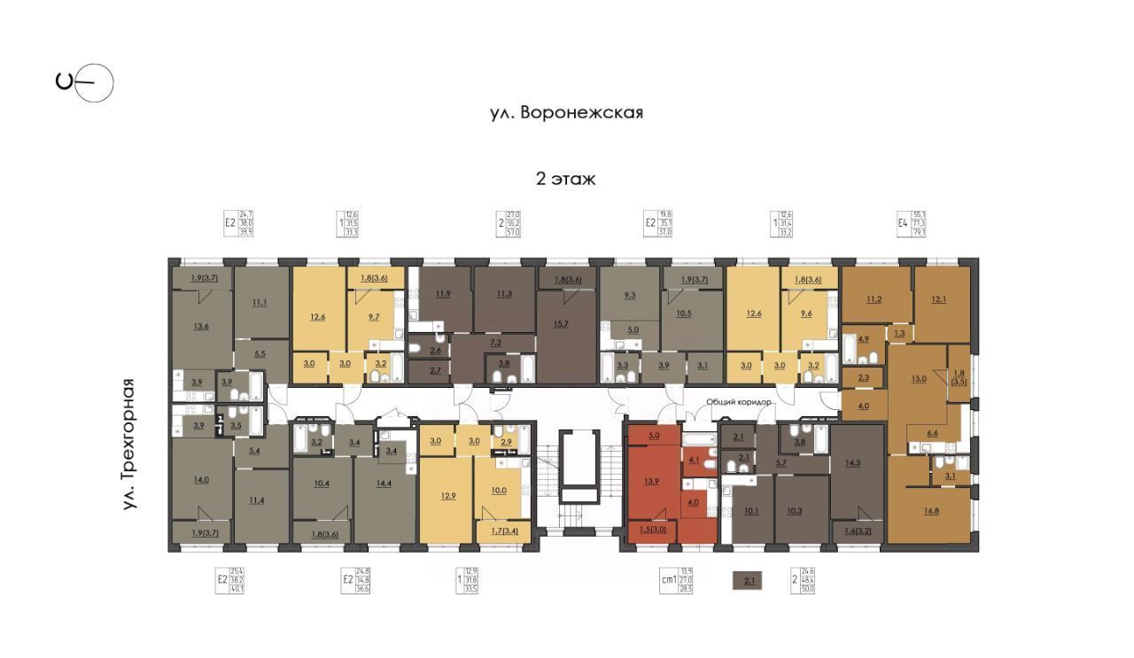 квартира г Хабаровск р-н Краснофлотский ул Воронежская 159 фото 4