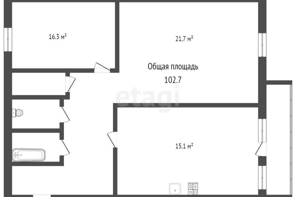 квартира г Белокуриха ул Соболева 22 муниципальное образование Белокуриха фото 6