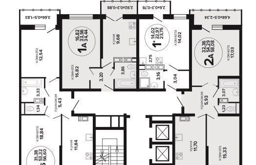 квартира г Краснодар р-н Прикубанский ул Российская 257/7 1 фото 2