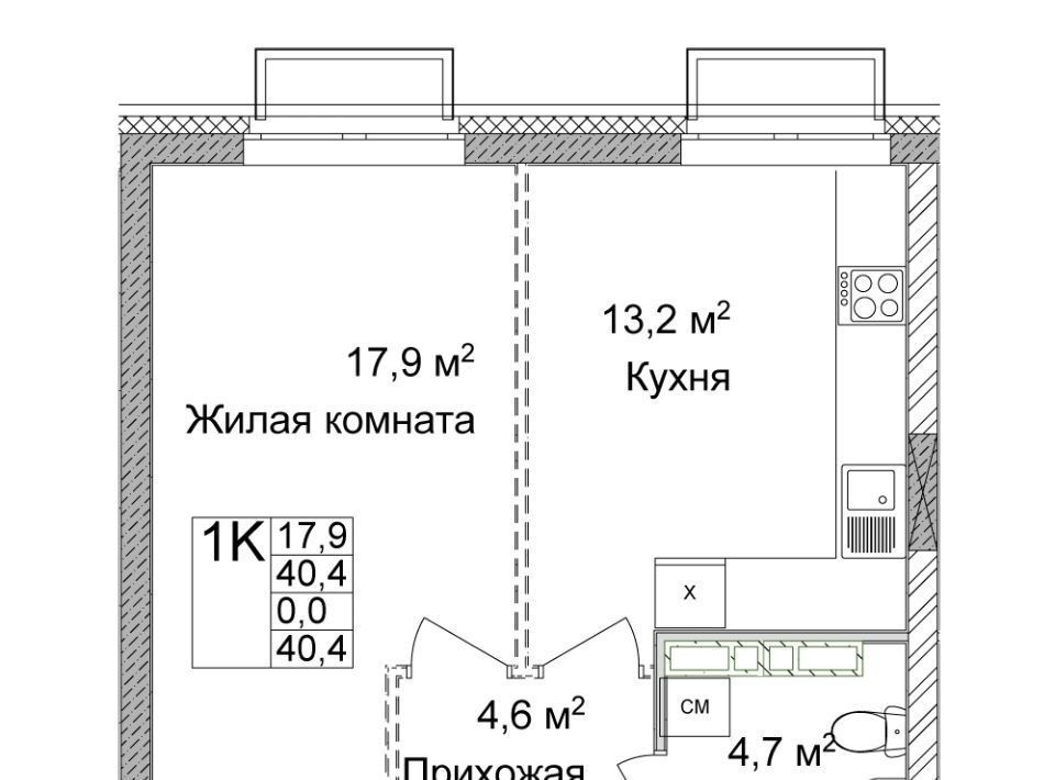 квартира г Нижний Новгород Горьковская ЖК Дельвиг фото 1