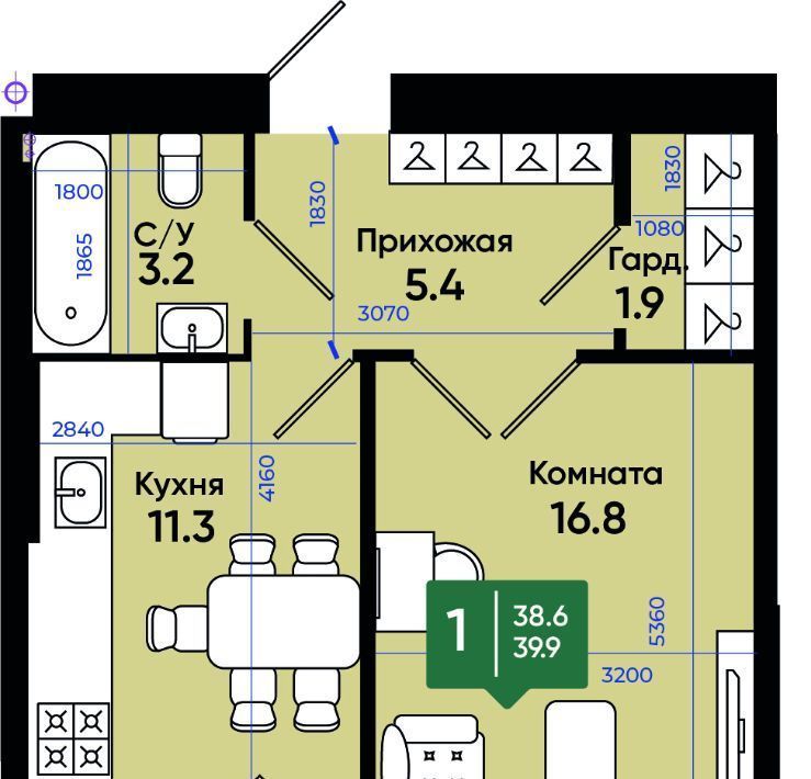 квартира г Батайск ЖК Солнечный Город жилой комплекс фото 1