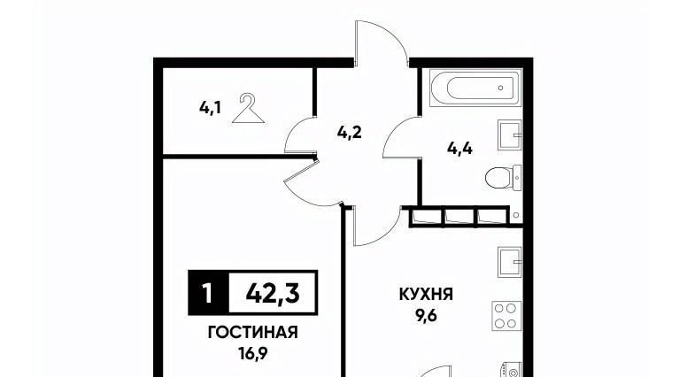 квартира г Ставрополь р-н Промышленный пр-кт Российский 12к/3 фото 1