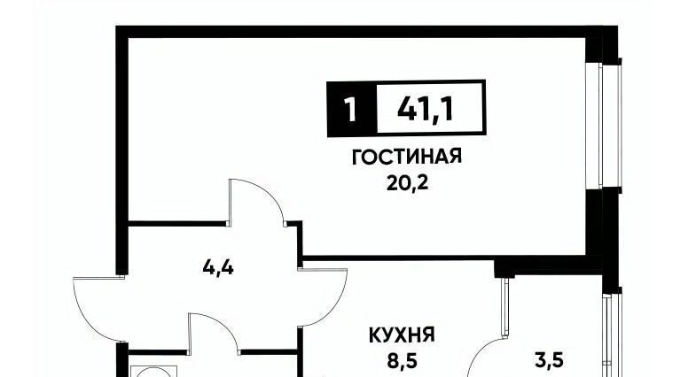 квартира г Ставрополь р-н Промышленный пр-кт Российский 12к/3 фото 1