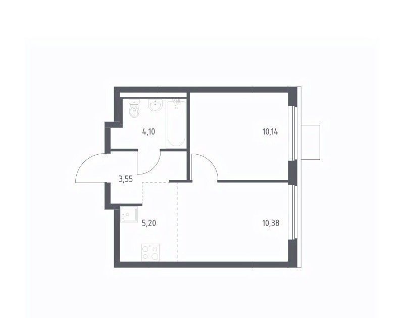 квартира г Видное ЖК Горки Парк 8/2 Зябликово фото 1