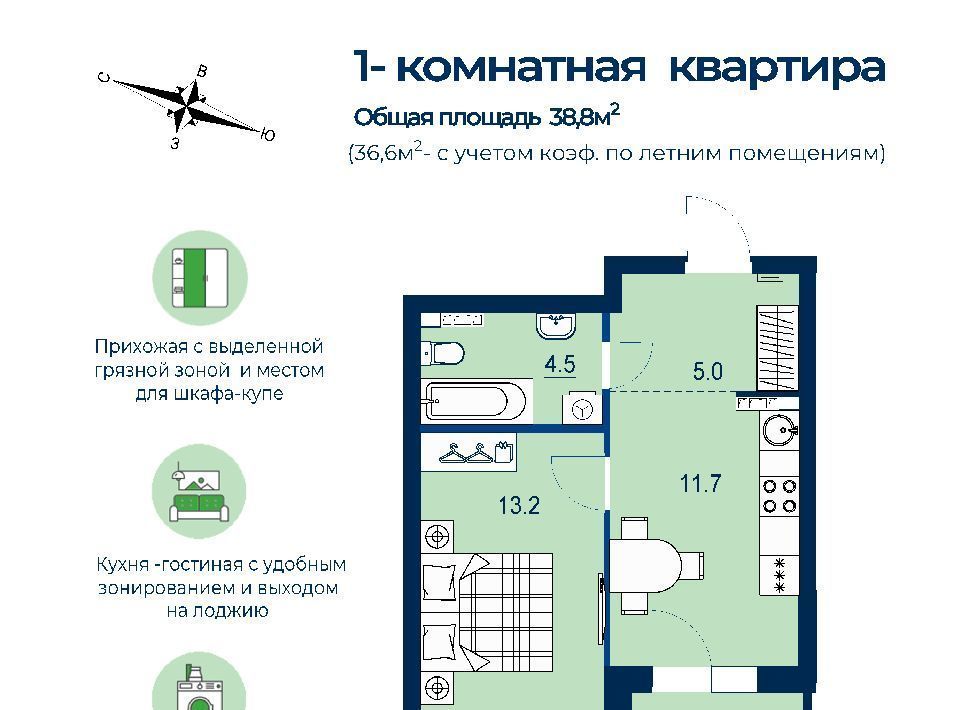 квартира г Екатеринбург Уральская Новая Сортировка Сортировочный жилрайон, Эстель жилой комплекс фото 1