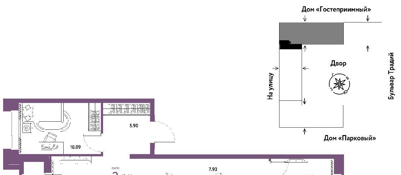 квартира г Тюмень р-н Калининский ул Новоселов 100 фото 1