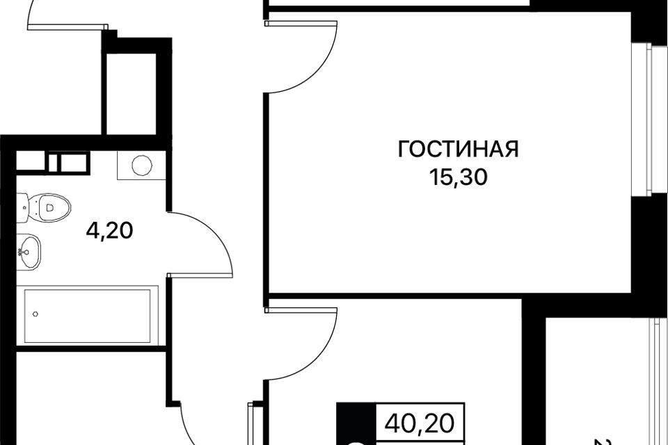 квартира г Ростов-на-Дону городской округ Ростов-на-Дону, жилой комплекс Полёт, 6к 1 фото 1