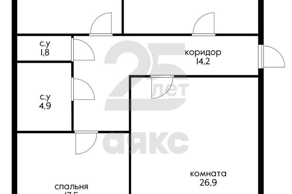 квартира г Краснодар ул Гаражная 79/1 муниципальное образование Краснодар фото 2