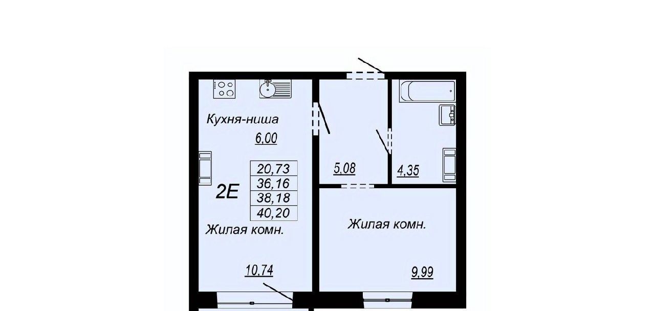 квартира г Хабаровск р-н Индустриальный Южный микрорайон ул Рокоссовского фото 1