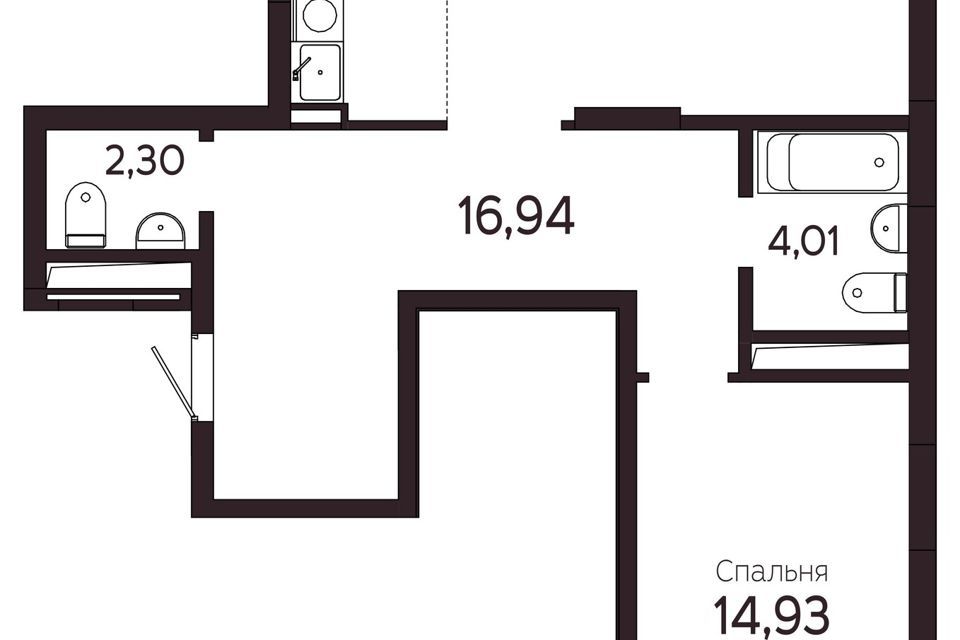 квартира г Томск пр-кт Комсомольский 48 Томский район фото 1