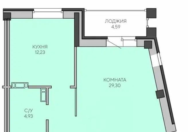 квартира г Ярославль р-н Кировский наб Которосльная 57 фото 1