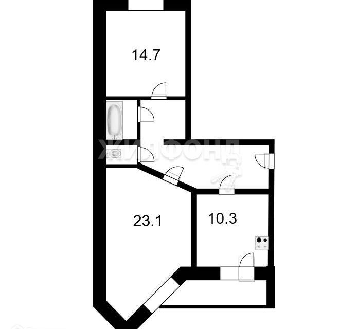 квартира г Томск ул Красноармейская 51/1 Томский район фото 1