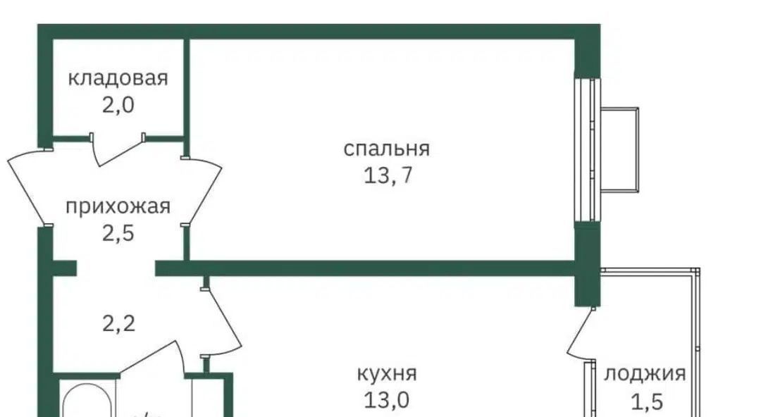 квартира г Москва метро Лесопарковая ш Варшавское 170ек/6 фото 14