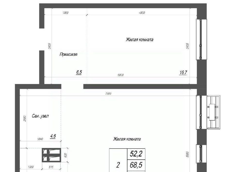 квартира г Владивосток р-н Ленинский ул Невельского фото 1