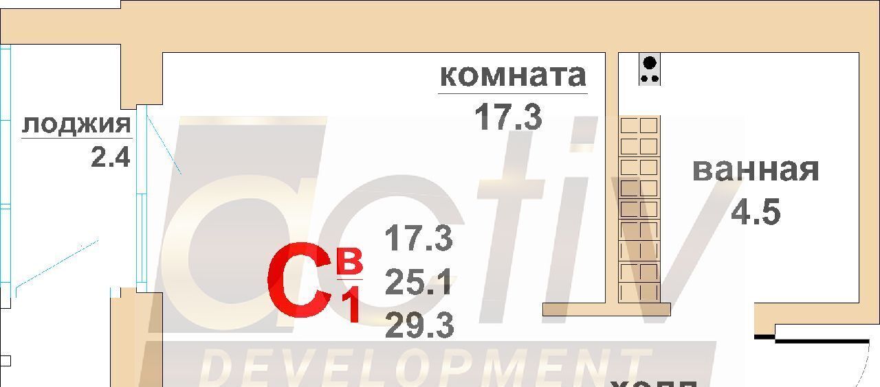 квартира г Верхняя Пышма ул Красноармейская 13 Проспект Космонавтов фото 1