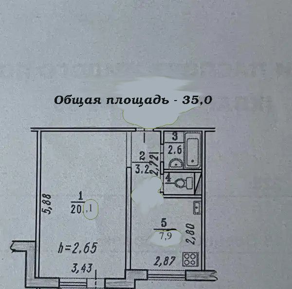 квартира г Омск п Чкаловский пр-кт Космический 22к/2 р-н Октябрьский фото 12