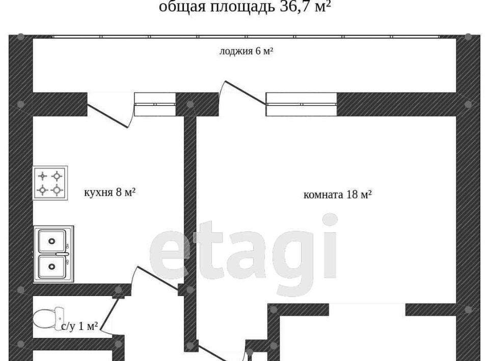 квартира г Кострома ул Профсоюзная 25 фото 17