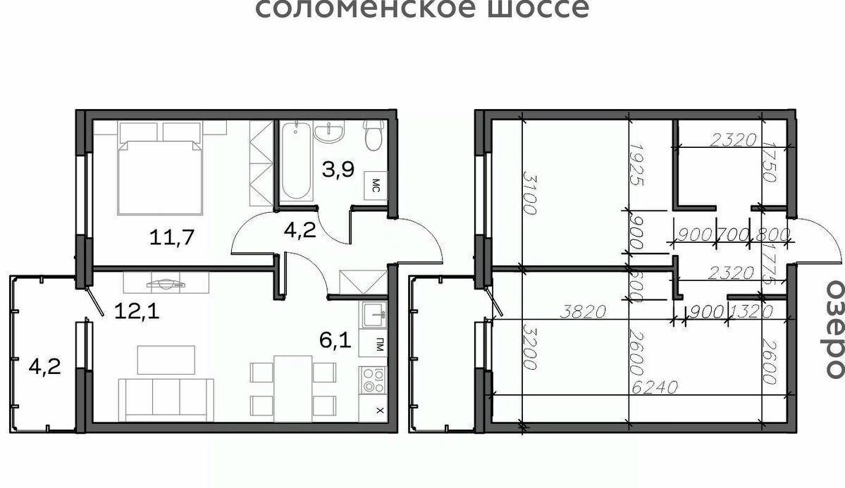 квартира г Петрозаводск р-н мкр Талоярви Вороний Наволок тер., Район Северная промзона фото 1