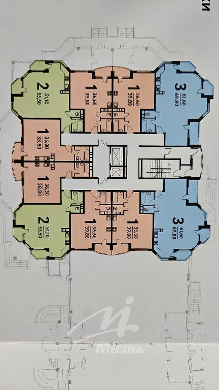 квартира г Химки мкр Сходня туп 2-й Мичуринский 1 Сходня МЦД-3 фото 31