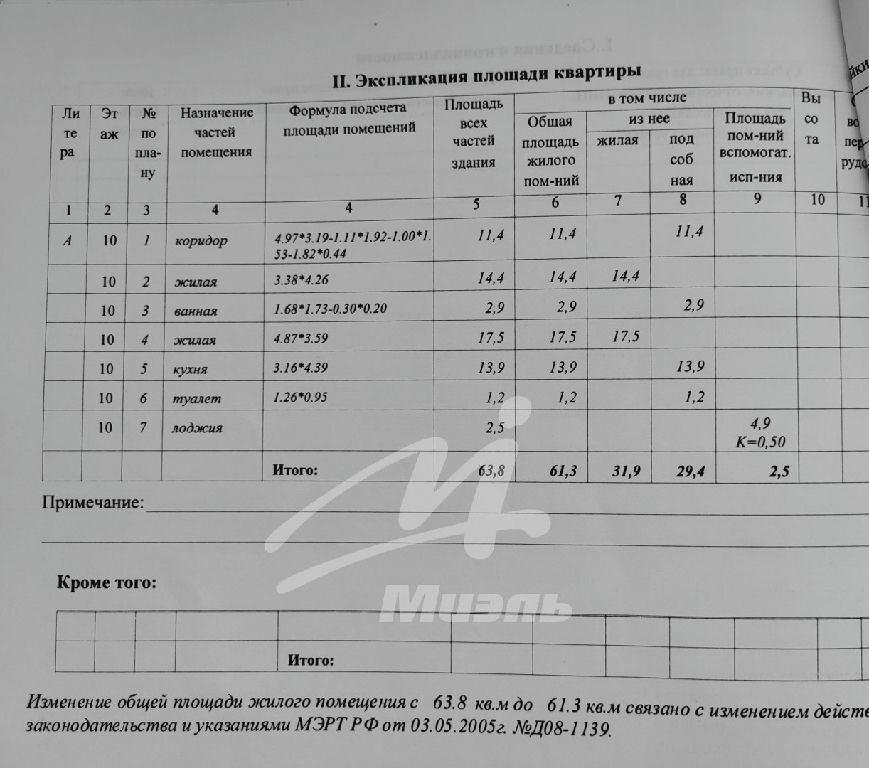 квартира г Москва метро Подольск метро Бульвар Дмитрия Донского г. Колхозная ул., 18, Московская область, Подольск фото 20