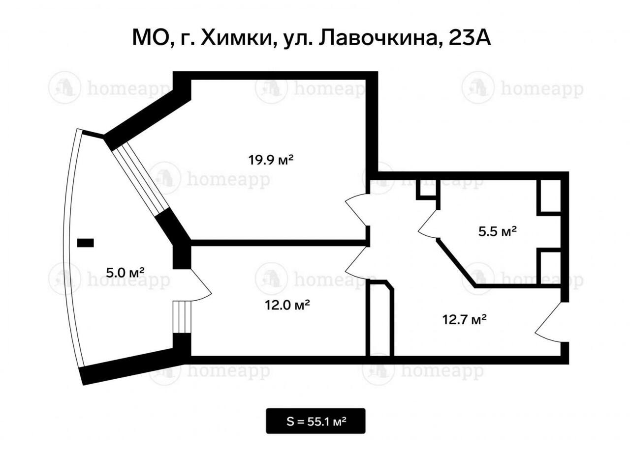 квартира г Химки ул Лавочкина 23а Химки МЦД-3 фото 24