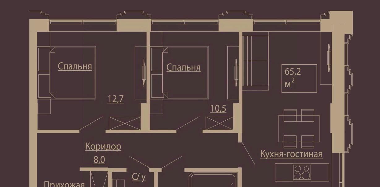 квартира г Новосибирск р-н Центральный ул Чаплыгина 54 фото 1