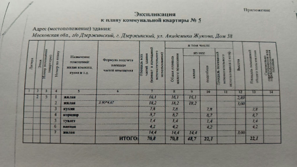 комната г Дзержинский ул Академика Жукова 38 Котельники фото 2