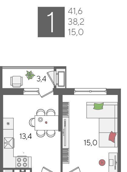 квартира г Краснодар р-н Карасунский ул Новороссийская 102/4 фото 1