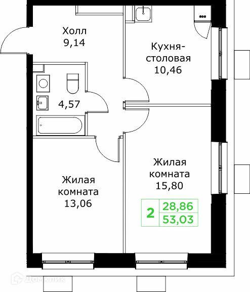 квартира г Мытищи проезд Шараповский 4 городской округ Мытищи фото 1