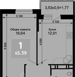 квартира г Краснодар р-н Прикубанский ул Ростовское Шоссе 30/6 фото 1