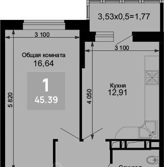 квартира г Краснодар р-н Прикубанский ул Ростовское Шоссе 30/6 фото 1